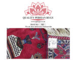 Fine rare piece Afghan Turkman carpet 202 x 120 cm - Image 4