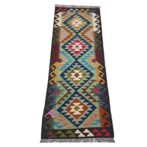 Fine Afghan Maimana kilim 198 x 64cm