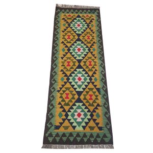 Gorgeous Handmade Maimana kilim 200-X-65 cm