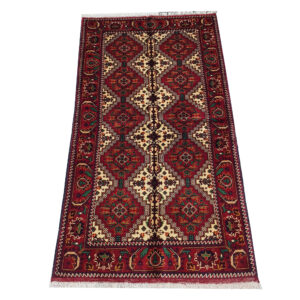 Beautiful Afghan Marinoos Carpet 183 X 89cm