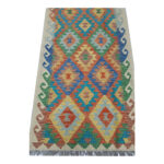 Incredible Afghan Choubi kilim 192 x 79cm - Image 3