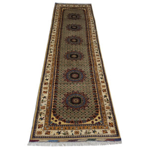 Gorgeous Afghan Ariana Carpet 372 x 102 cm