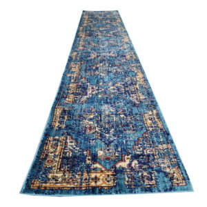 Beautiful Vintage design machine Made Carpet 500 x 80 cm