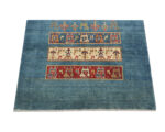 Gorgeous Afghan Handmade Ariana Carpet 183 x 127 - Image 3