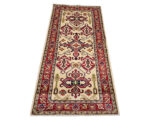 Fine Afghan Handmade Kazaq Carpet 206 x 85cm