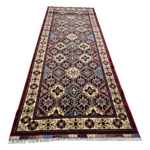 Incredible Afghan Marinoos Carpet 354 x 118cm