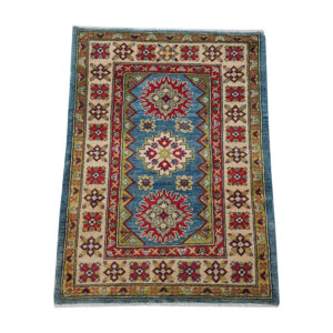 Fine Afghan Handmade Kazaq Carpet 124 x 85 cm
