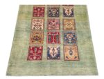 Beautiful color washed Afghan Ariana Carpet 155 x 105 cm - Image 3