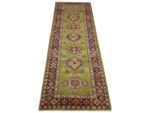 Gorgeous Afghan Handmade Kazaq Carpet 301 X 85cm