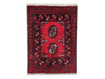Gorgeous Red Afghan Carpet 60 x 40 cm