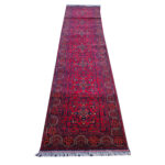 Gorgeous Afghan Turkman carpet 375 x 75 cm