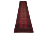 Stunning Red Afghan Carpet 472 x 79 cm
