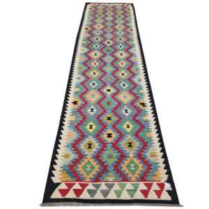Gorgeous Afghan Choubi kilim Runner 401 x 81CM