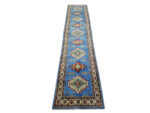 Gorgeous Afghan Handmade Kazaq Carpet 373 X 83cm - Image 2