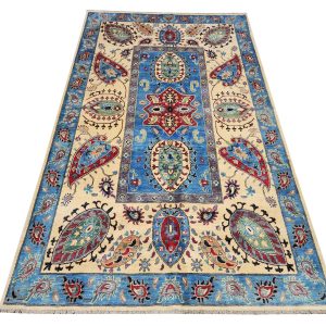 Stunning Blue Ariana Carpet 298 X 202 cm