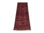 Stunning Red Afghan Carpet 578 x 74 CM - Image 2