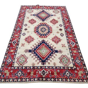 Fine Afghan Handmade Kazaq Carpet 298 x 204cm