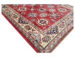 Fine Afghan Handmade Kazaq Carpet 180 x 122cm - Image 4