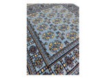 Navy Bukhara Design Machine Made Carpet 110 x 80 CM - Image 4
