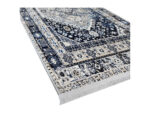Beautiful Grey navy vintage design passage Carpet Runner 400 x 80cm - Image 4