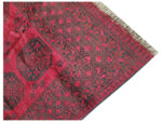 Fine Red Afghan Carpet 193 x 149 CM - Image 4