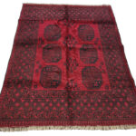 Red Afghan Carpet