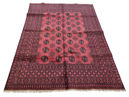 Red Afghan Carpet