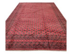 Rare custom made Large Red Afghan Handmade  488 x 389 cm - Image 2