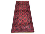Stunning Red Afghan Handmade Runner 356 x 77 CM - Image 3