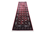 Red Bukhara Carpet Runner 300 x 80 cm
