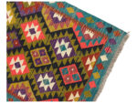 Stunning Afghan Maimana Kilim Rug 156 x 94 CM - Image 4