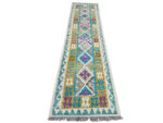 Stunning Afghan Choubi kilim Runner 294 x 85 CM - Image 2