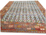 Fine Afghan choubi kilim 683 X 412 cm - Image 4