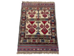  Beautiful Afghan Barjesta  Handmade Carpet 162 x 109 CM - Image 2