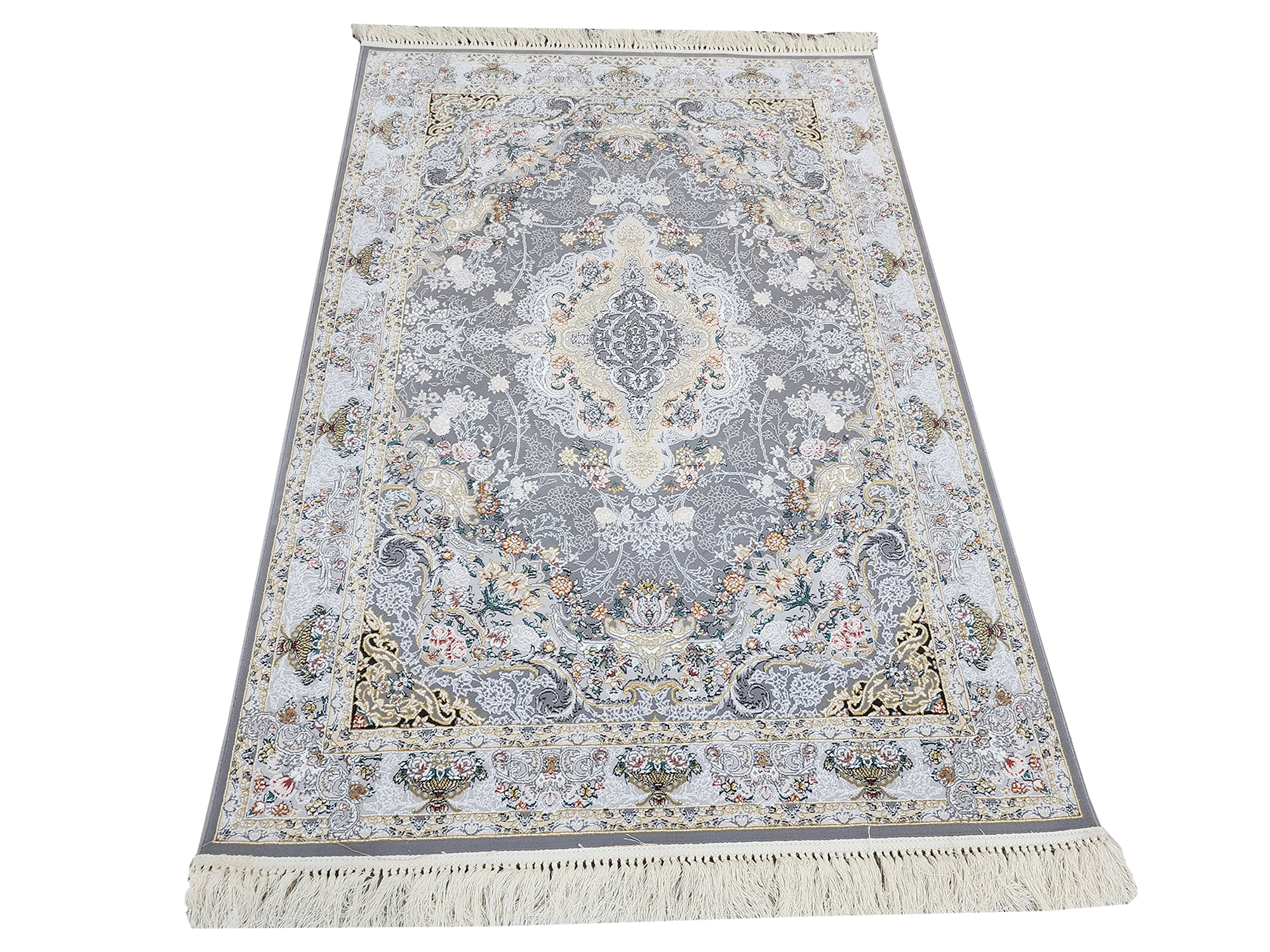 1669 DarkGrey-180x120 1 Persian Machine Made Carpet