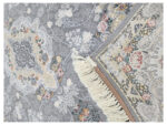 Beautiful Iranian Gilan Grey Carpet 225 x 150 CM - Image 5