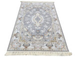 Beautiful Iranian Gilan Grey Carpet 225 x 150 CM - Image 2