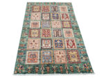 Incredible Afghan Green Ariana Carpet 150 X 100 CM - Image 2