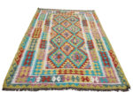 Rare Color Afghan Choubi Kilim 235 x 181 CM - Image 2