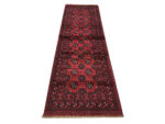 Beautiful Red Afghan Carpet 280 x 80 cm - Image 2