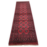 Beautiful Red Afghan Carpet 280 x 80 cm