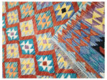 Incredible Afghan Choubi Kilim 206 x 155 CM - Image 5