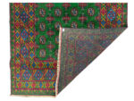 Best Quality Afghan Handmade Green Carpet 191 x 148 cm - Image 5
