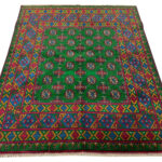 Handmade Green Carpet