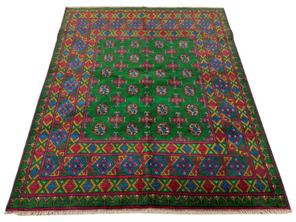 Handmade Green Carpet