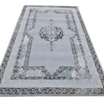 Fine Grey Persian design Carpet 230 x 160 CM