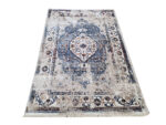 Fine Blue Vintage Style Carpet 180 x 120 cm - Image 3