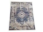 Fine Blue Vintage Style Carpet 180 x 120 cm