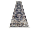 Fine Blue Vintage Style Carpet Runner 500 x 80cm