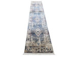 Gorgeous Blue Vintage Style Carpet Runner 400 x 80cm - Image 3